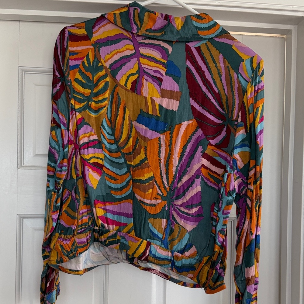 Haute Hippie Multicolor Abstract Blouse - Picture 3 of 3